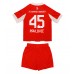 Bayern Munich Aleksandar Pavlovic #45 Hjemmedraktsett Barn 2025-26 Korte ermer (+ Korte bukser)